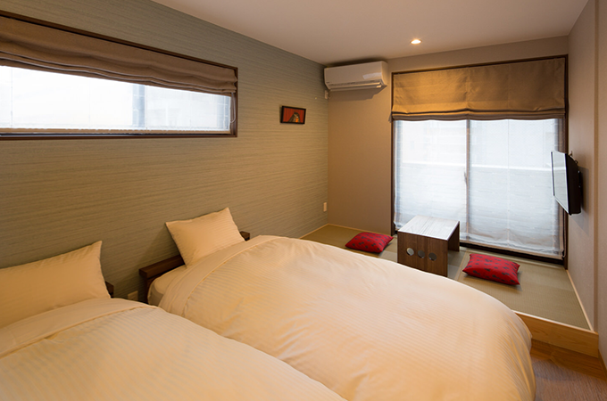 Twin Room with Tatami area & Balcony (16㎡)